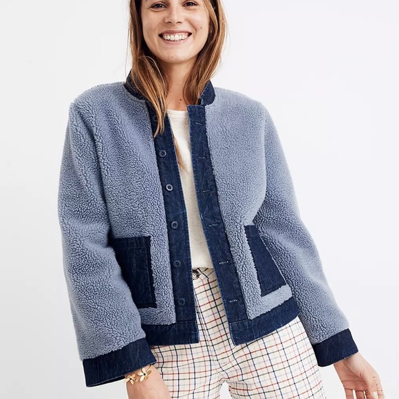 Madewell Reversible Sherpa Jean Jacket